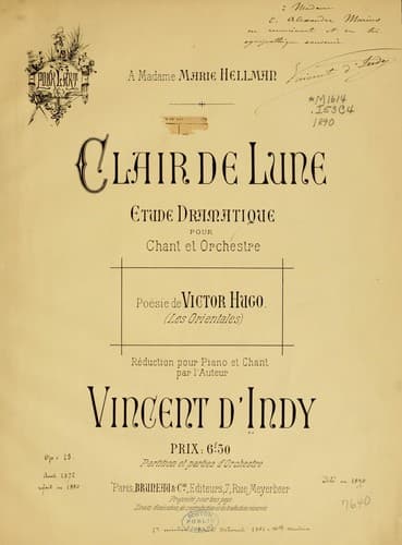Tapa de Clair de lune