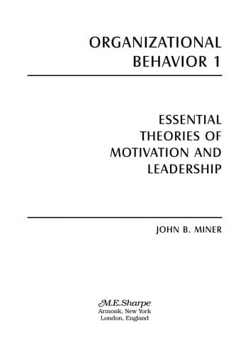 Tapa de Organizational behavior 2.