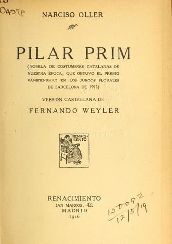 Tapa de Pilar Prim