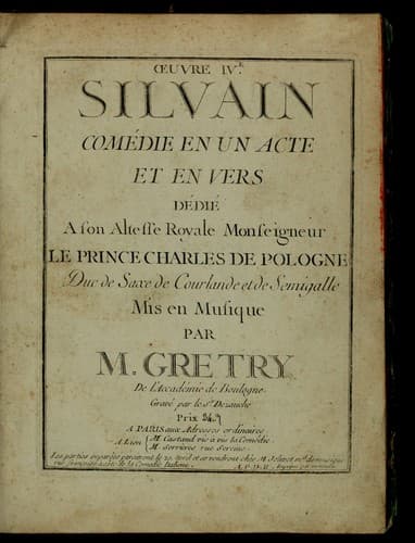 Tapa de Silvain, oeuvre IVe