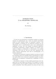 Tapa de Ge ometrie tropicale