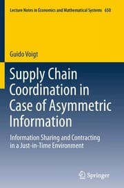 Tapa de Supply Chain Coordination in Case of Asymmetric Information