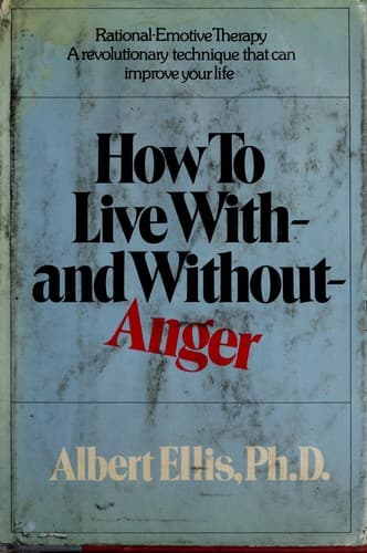 Tapa de How to live with--and without--anger