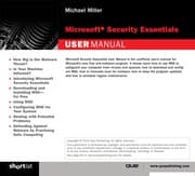 Tapa de Microsoft security essentials user manual
