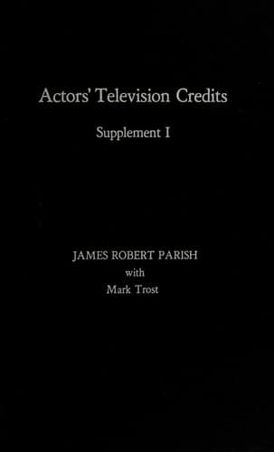 Tapa de Actors' television credits