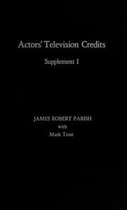 Tapa de Actors' television credits