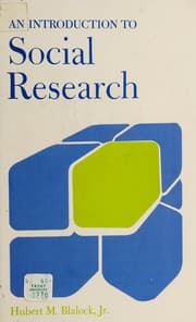 Tapa de An introduction to social research