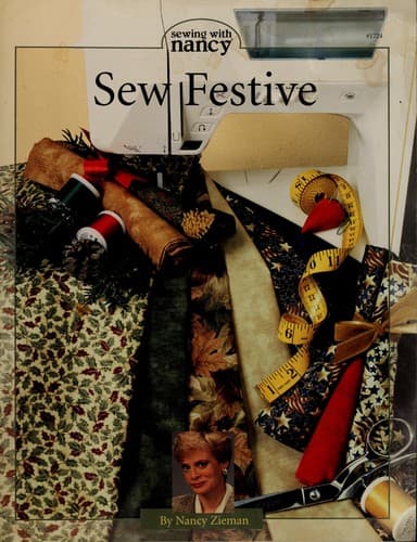 Tapa de Sew Festive (Sewing with Nancy)