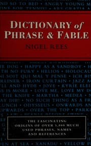 Tapa de Dictionary of phrase & fable