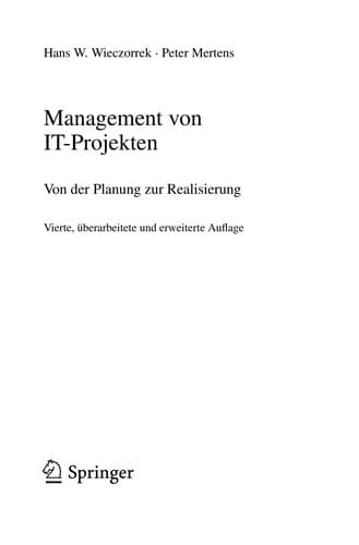 Tapa de Management von IT-Projekten