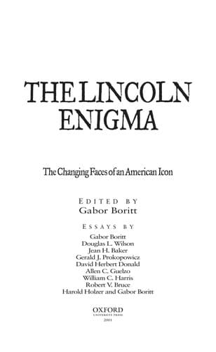 Tapa de The Lincoln enigma