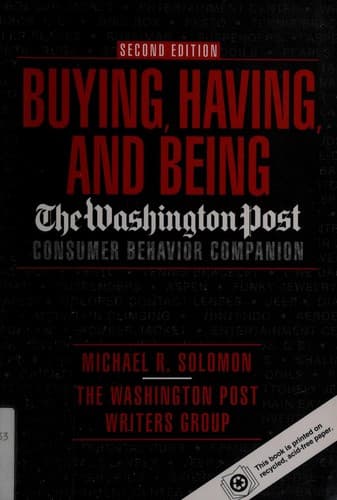 Tapa de Buying Having and Being
