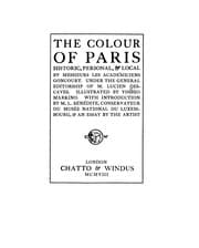 Tapa de The colour of Paris