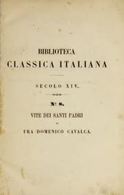 Tapa de Vite de'santi padri colle vite di alcuni altri santi postillate e recate a miglior lezione ...