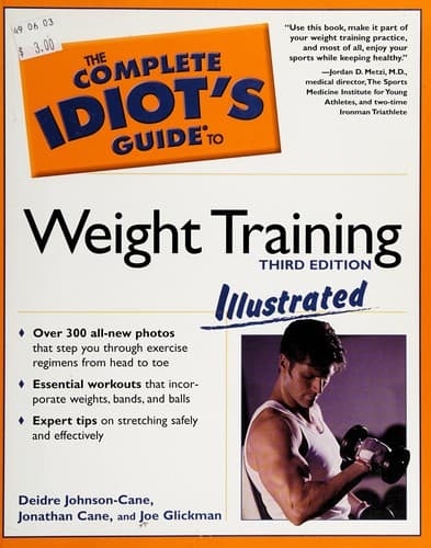 Tapa de The complete idiot's guide to weight training