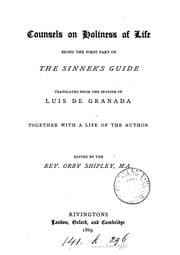 Tapa de Counsels On Holiness Of Life, Being The First Part Of The Sinner's Guide