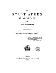 Tapa de Die Stadt Athen im Alterthum