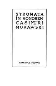Tapa de Stromata in honorem Casimiri Morawski