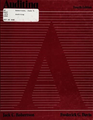 Tapa de Auditing