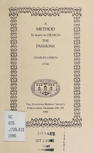 Tapa de A method to learn to design the passions