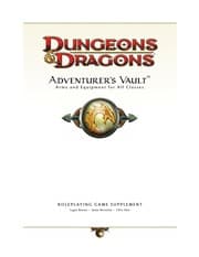 Tapa de Adventurer's vault