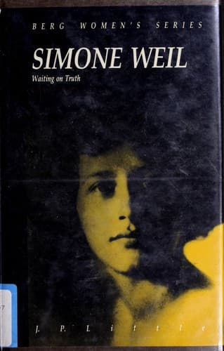 Tapa de Simone Weil