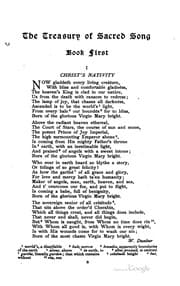Tapa de The Treasury of Sacred Song: Selected from the English Lyrical Poetry of ..