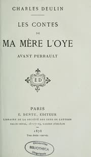 Tapa de Les contes de ma mère l'oye avant Perrault