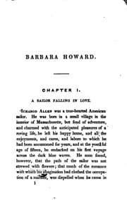 Tapa de Barbara Howard, Or, The Belle of Allensville a Tale