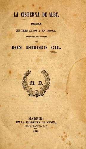 Tapa de La cisterna de Alby