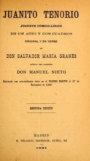 Tapa de Juanito Tenorio