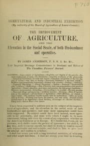 Tapa de Improvement of agriculture, and the elevation in the social scale, of both husbandman and operative