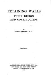 Tapa de Retaining Walls: Their Design and Construction