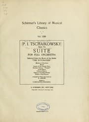 Tapa de Suite for full orchestra