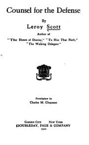 Tapa de Counsel for the defense
