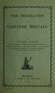 Tapa de The federation of Greater Britain