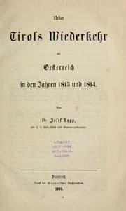 Tapa de Zur Flora Tirols