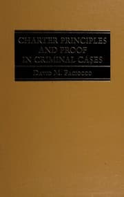 Tapa de Charter principles and proof in criminal cases