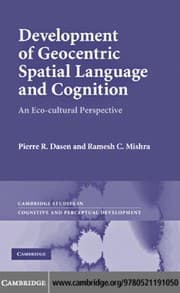 Tapa de Development of geocentric spatial language and cognition