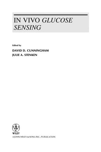 Tapa de In vivo glucose sensing