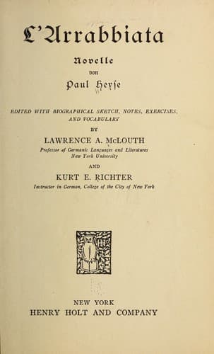 Tapa de L'Arrabbiata, novelle