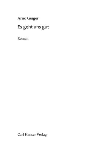 Tapa de Es geht uns gut