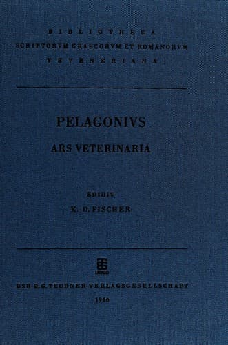 Tapa de Pelagonii Ars veterinaria