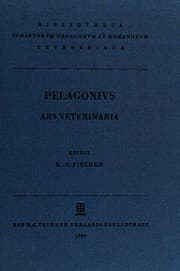 Tapa de Pelagonii Ars veterinaria