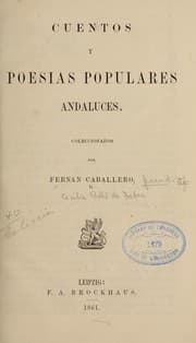 Tapa de Cuentos y poesias populares andaluces...