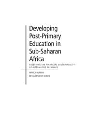 Tapa de Developing post-primary education in Sub-Saharan Africa