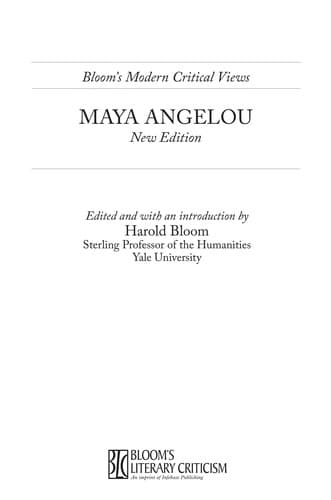 Tapa de Maya Angelou