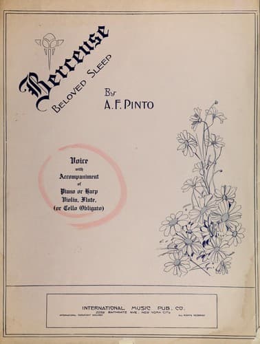 Tapa de Berceuse