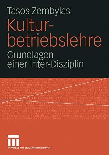 Tapa de Kulturbetriebslehre