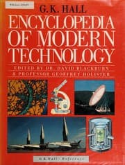 Tapa de G.K. Hall encyclopedia of modern technology